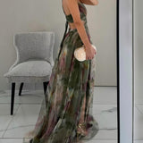 Giselle - Deslumbrante vestido com padrão floral