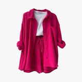 Luísa - Conjunto Camisa e Calção de Linho