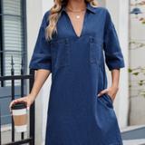 Jade | Vestido de Denim Casual