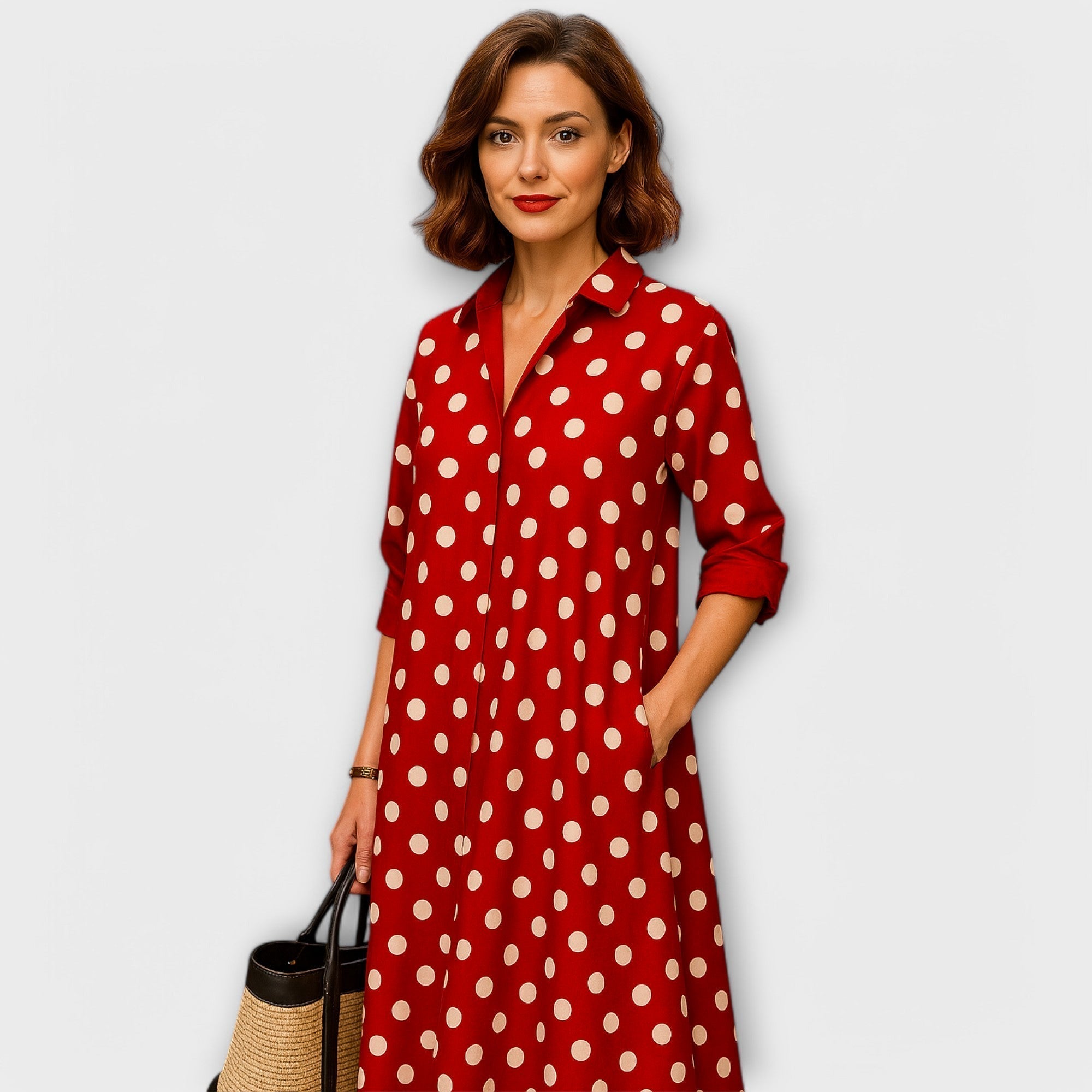 Aurora - Vestido de camisa moderno