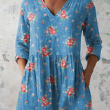 Melanie | Blusa Longa com Decote em V