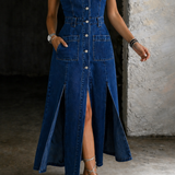 Camille | Vestido com Frente Aberta