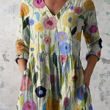 Louise | Blusa Longa com Decote em V