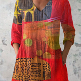 Lucie | Blusa Longa com Decote em V