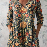 Celine | Blusa Longa com Decote em V