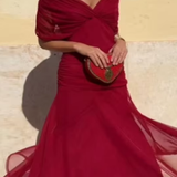 Vestido Elegante com Decote em V
