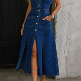 Camille | Vestido com Frente Aberta