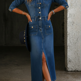 Leila | Denim Clássico e Confortável