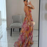 Giselle - Deslumbrante vestido com padrão floral