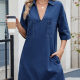 Jade | Vestido de Denim Casual