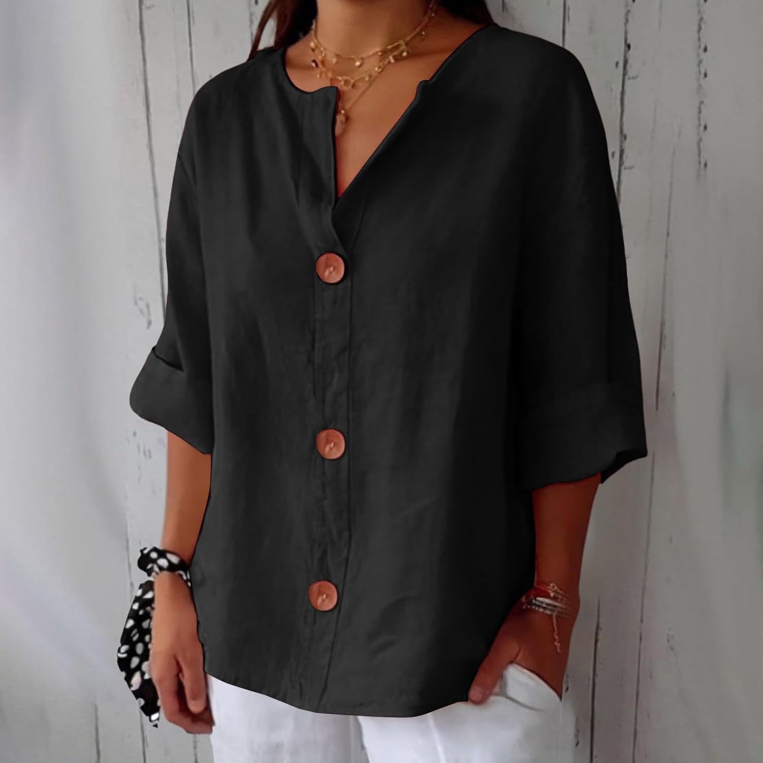 Olivia | Blusa de Verão Larga