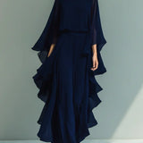 Aurora | Conjunto Elegante em Chiffon com Volantes