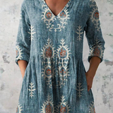 Elise | Blusa Longa com Decote em V