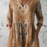 Elise | Blusa Longa com Decote em V