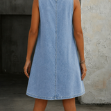 Lisa | Vestido Casual de Sarja