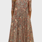 Elisa | Vestido Midi Estampado