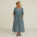 Eliza | Vestido Midi Relaxado