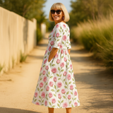 Eliza | Vestido Midi Relaxado