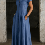 Eliza | Vestido Longo de Denim