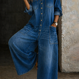 Vivienne | Macacão Casual em Denim