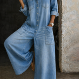 Vivienne | Macacão Casual em Denim