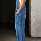 Lauren | Macacão de Denim com Pernas em Barril