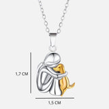Amor de Quatro Patas - Colar com Pingente de Cão