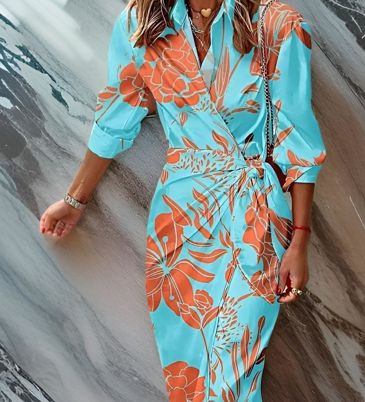 Amalia – Vestido de Primavera Longo