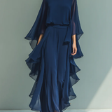 Aurora | Conjunto Elegante em Chiffon com Volantes