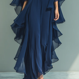 Aurora | Conjunto Elegante em Chiffon com Volantes