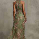 Sofia | Vestido de Verão Elegante com Padrão de Flores