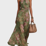 Sofia | Vestido de Verão Elegante com Padrão de Flores