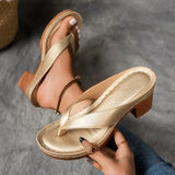 Helena | Chinelos com Salto Elegantes